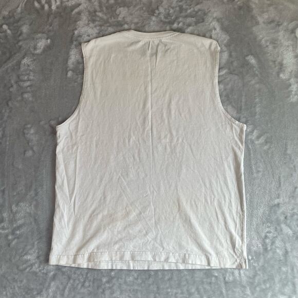 Mens Tank Sz M Americana American Flag Motorcycle Concert Skull Biker Graphic - Picture 3 of 5